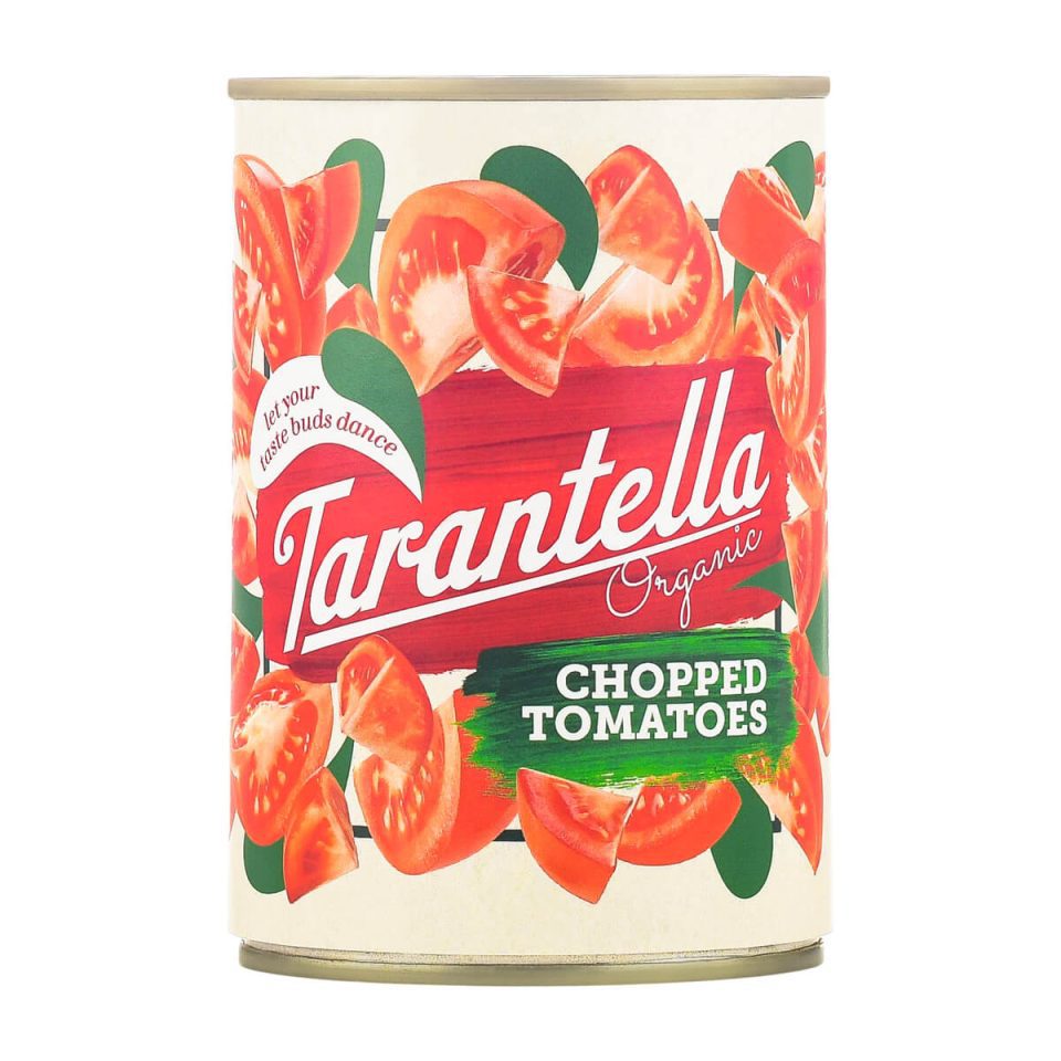 Tarantella Organic Chopped Tomatoes 6x400g