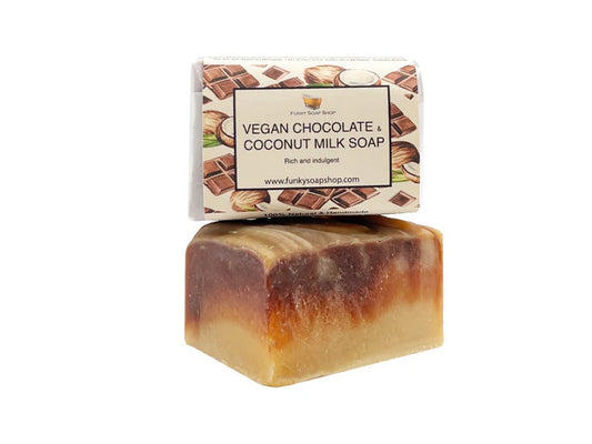 Chocolate & Coconut Milk Soap Bar 30g