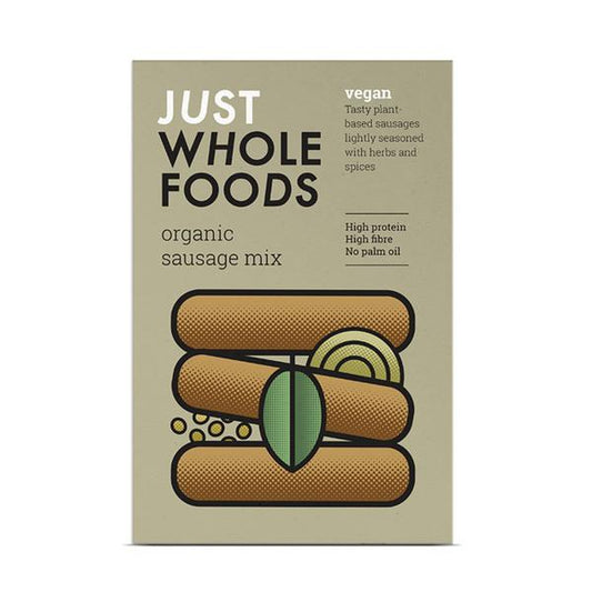 Just Wholefoods Organic Vegetarian Sausage Mix 125g