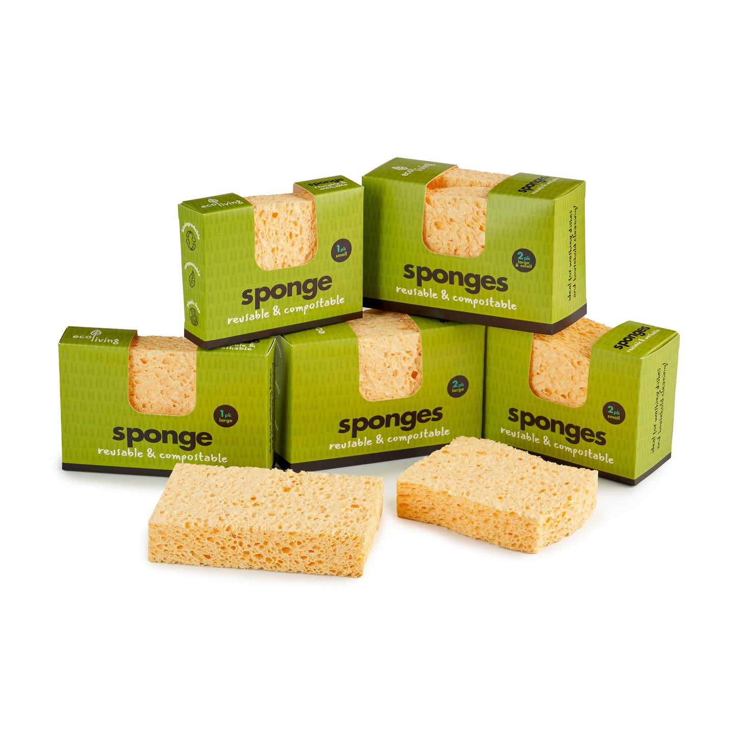 Compostable UK Sponge - Twinpack